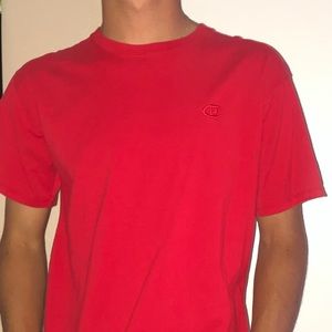 Red Medium Size Champion Shirt